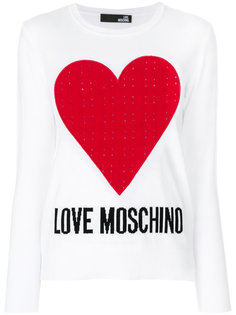 джемпер с логотипом  Love Moschino