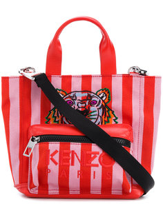 маленькая сумка-тоут Tiger в полоску Kenzo