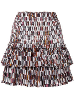 мини-юбка с геометрическим узором Isabel Marant Étoile