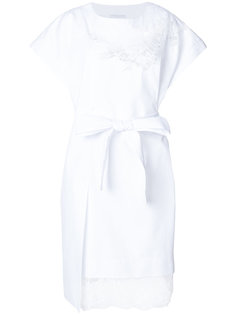 кружевное платье с вырезом  Ermanno Scervino