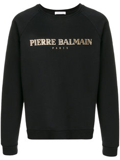 толстовка с принтом логотипа Pierre Balmain