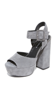 alice + olivia Lily Suede Platform Sandals