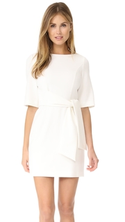 alice + olivia Virgil Boat Neck Wrap Dress