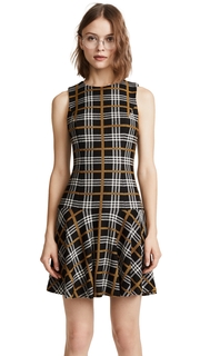 alice + olivia Fonda Drop Waist Dress