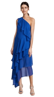 alice + olivia Alanis Ruffle Gown