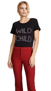 alice + olivia Rylen Embroidered Tee