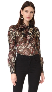 Anna Sui Tie Neck Blouse