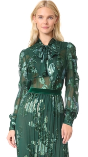 Anna Sui Iridescent Moonlight Garden Top
