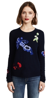 Autumn Cashmere Embroidered Cashmere Sweater