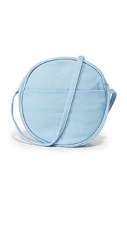 BAGGU Small Canvas Circle Purse