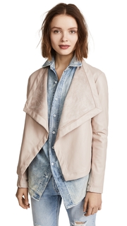 BB Dakota Peppin Vegan Leather Drapey Jacket