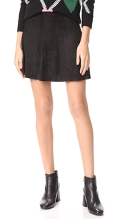 BB Dakota Aileen Faux Suede Skirt