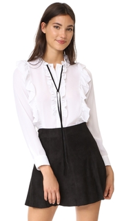 BB Dakota Tabby Ruffle Top