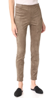 BB Dakota Violet Faux Suede Leggings