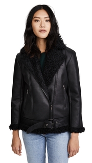 BB Dakota Bosworth Vegan Leather Jacket