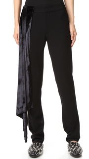 Baja East Sparkle Velvet Pants