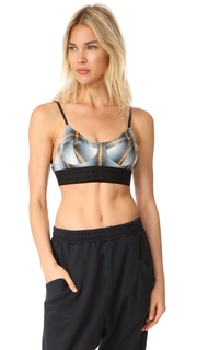 Baja East Plaid Bra Top