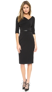 Black Halo 3/4 Sleeve Jackie O Dress