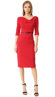 Black Halo 3/4 Sleeve Jackie O Dress