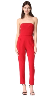 Black Halo Iris Strapless Jumpsuit