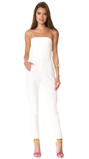 Black Halo Iris Strapless Jumpsuit