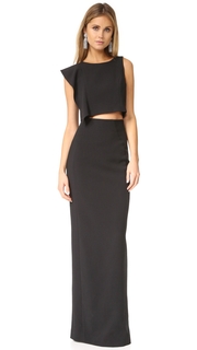 Black Halo Maple Two Piece Maxi Dress