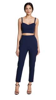 Black Halo Mayka Two Piece Jumpsuit