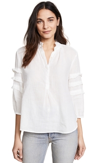 Birds of Paradis Anna Ruffle Sleeve Henley