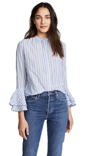 Birds of Paradis Victoria Bell Sleeve Top