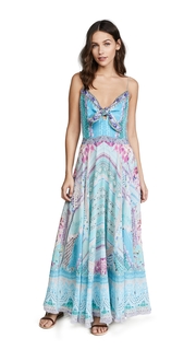 Camilla Garden State Tie Front Long Dress
