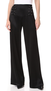 Derek Lam 10 Crosby Sailor Pants with Barbell Detail