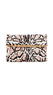 Clare V. Haircalf Fold Over Clutch