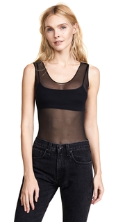 Commando Chic Mesh Tank Bodysuit