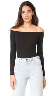 Cosabella Minimalista Off Shoulder Thong Bodysuit