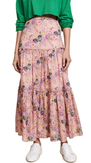 Cynthia Rowley Havana Ruffle Maxi Skirt