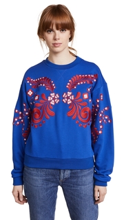 Cynthia Rowley Bleecker Embroidered Sweatshirt