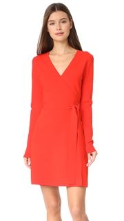 Diane von Furstenberg V Neck Knit Wrap Dress