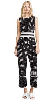 Diane von Furstenberg Sleeveless Cinched Waist Jumpsuit