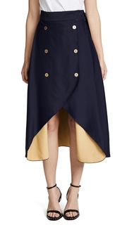 Dion Lee Contrast Loop Skirt