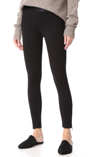 David Lerner Seamed Ankle Zip Leggings
