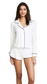 Eberjey Gisele PJ Long Sleeve Teddy