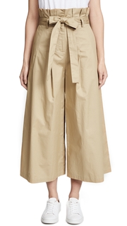 ENGLISH FACTORY Pleated Paper Bag Pants