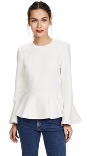 Elizabeth and James Ruthe Peplum Top