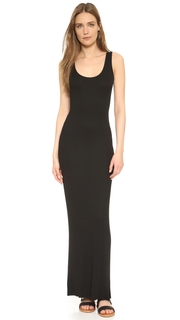 Enza Costa Ribbed Tank Maxi Dress
