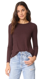 Enza Costa Ribbed Flare Top