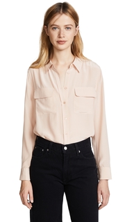 Equipment Slim Signature Blouse