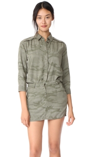 Etienne Marcel Jackie Camo Jumpsuit Dress