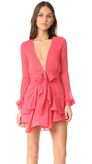 For Love &amp; Lemons Tarta Long Sleeve Mini Dress