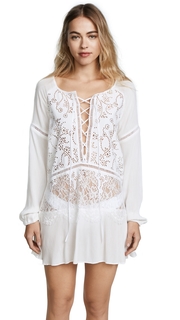 For Love &amp; Lemons Olympia Lace Cover Up Tunic