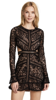 For Love &amp; Lemons Emerie Cutout Dress